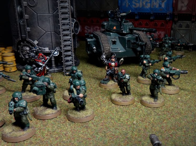 ASTRA MILITARUM 10 Cadian Shock Troops #1 Warhammer 40K WELL