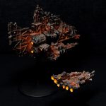 BFG ork terror ship and brute ram ship
