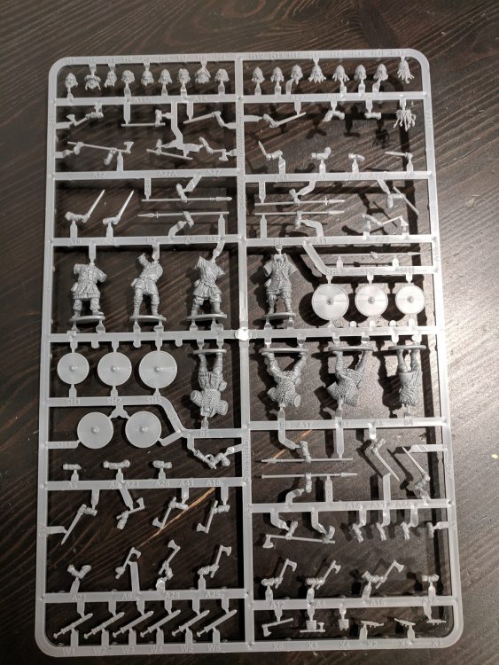 Victrix Viking Warrior Sprue