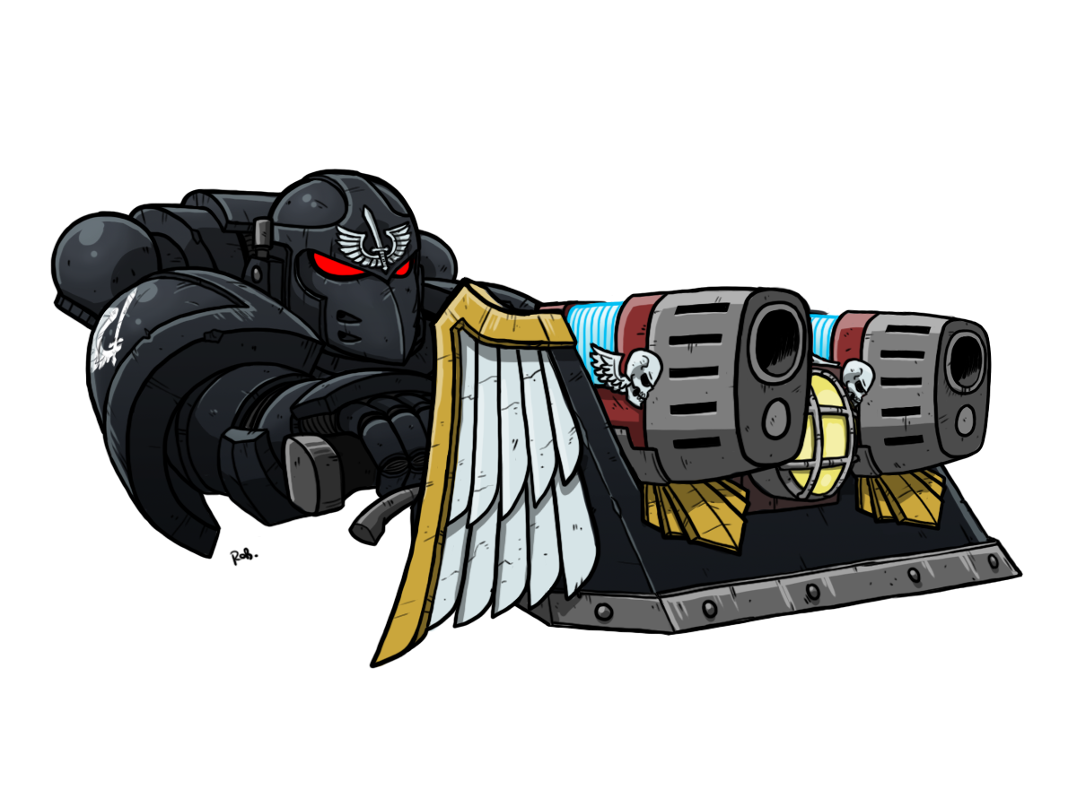 Warhammer 40k Deathwing Terminator Mace Of Absolution Bit Lot X4 
