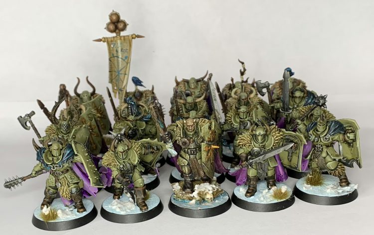 March Of War 160mm Bare Resin Base - Chaos, Slaves To Darkness, Everchosen - AOS
