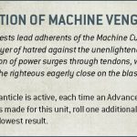 Invocation of Machine Vengeance