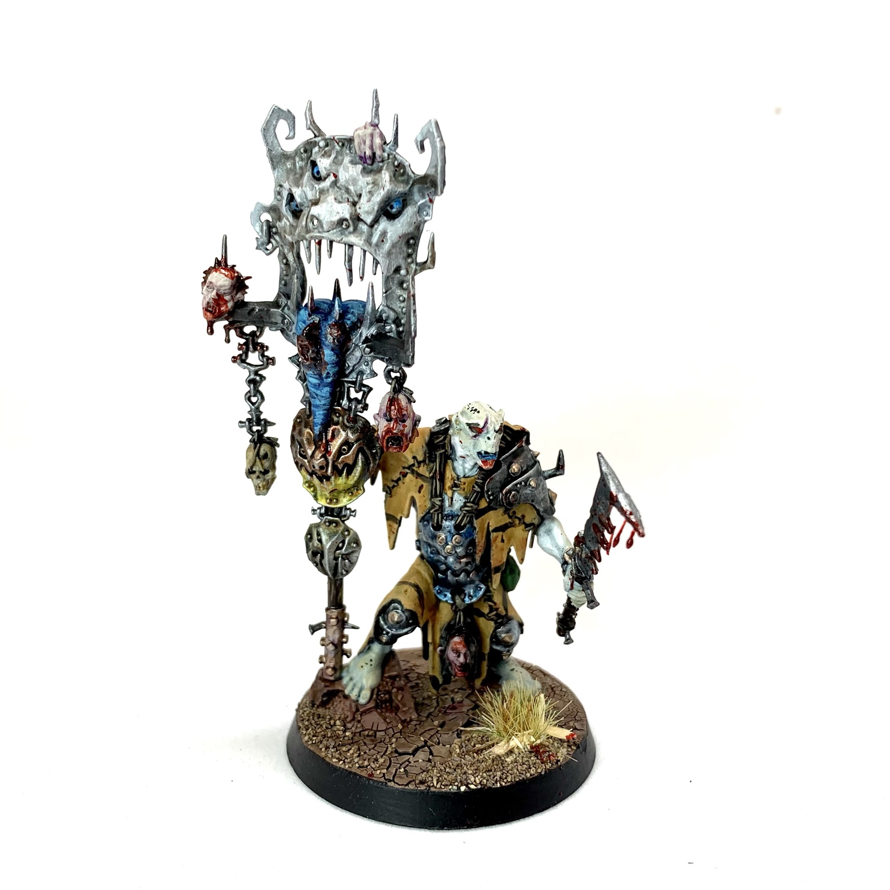 Ironjawz Orruk Warchanter Warhammer Aos Age of Sigmar Pro Painted Miniature  Custom Order 