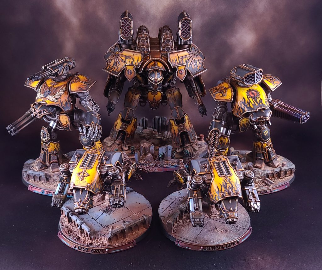 Warmaster Iconoclast Heavy Battle Titan painted Warhammer 40k Adeptus  Titanicus