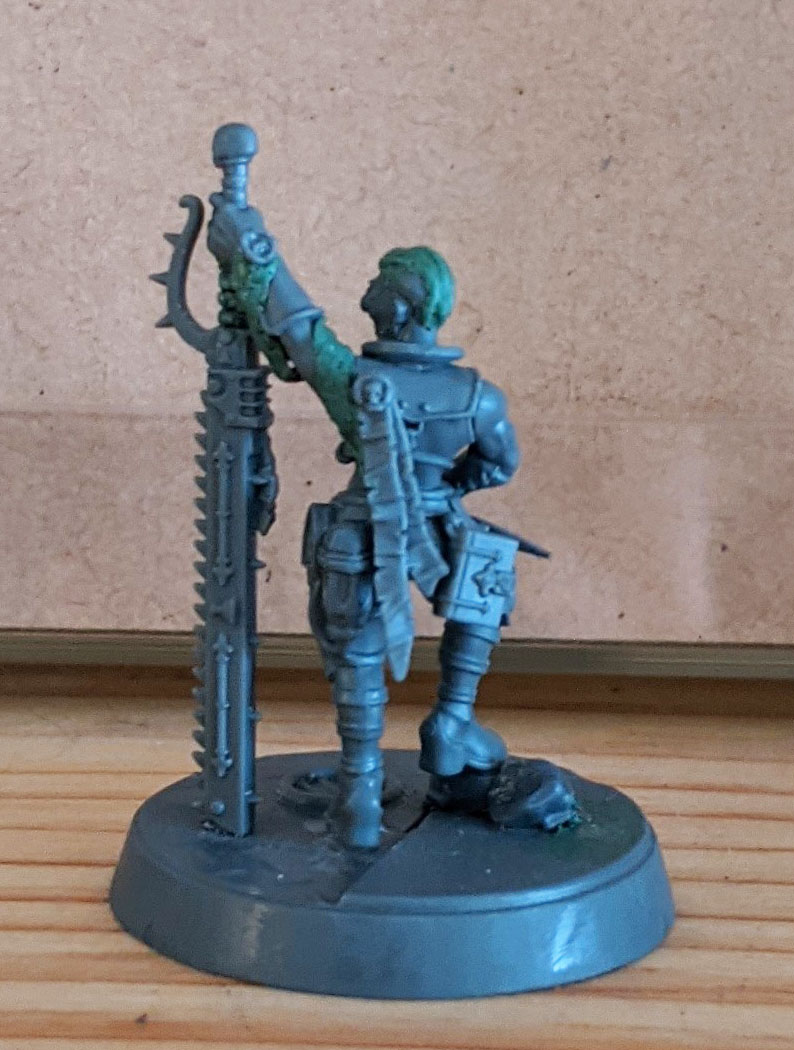 Unpainted Preacher Back