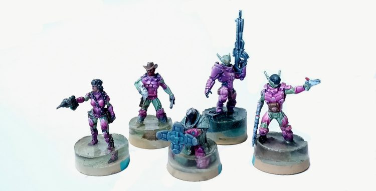 A selection of VIRD Troopers