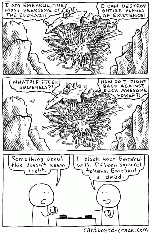 Emrakul, Cardboard-crack