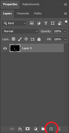 Photogrammetry - Create new layer
