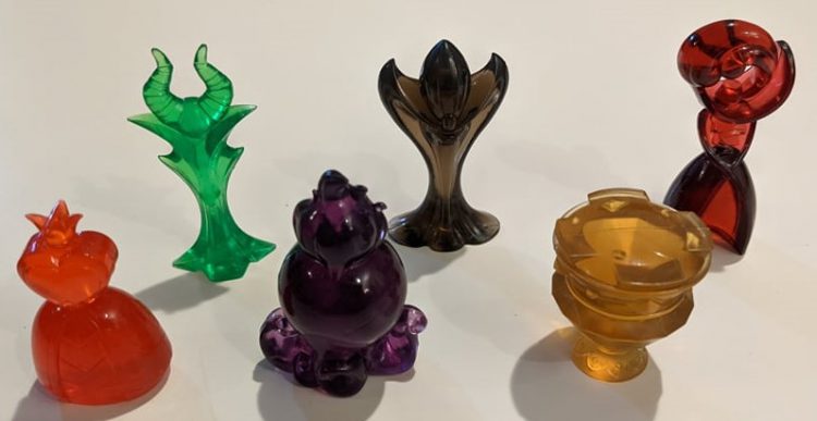 Disney Villainous game pieces