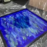 Large resin pour. Credit: Mike Bettle-Shaffer