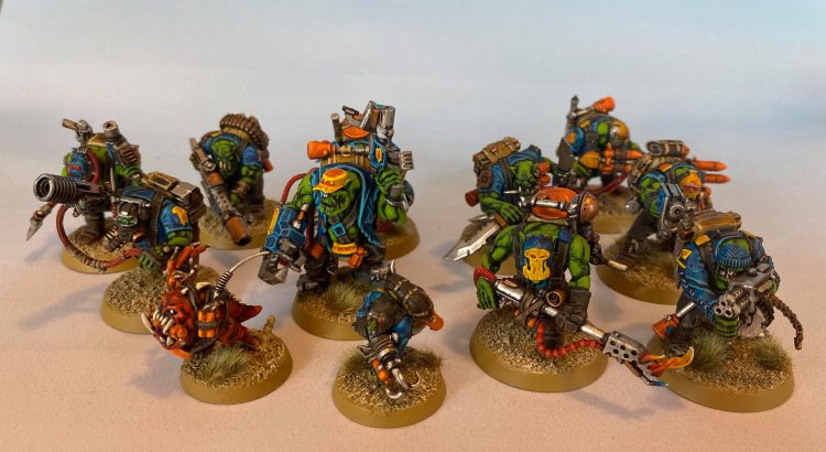 Ork Kommandos. Credit: Magos Sockbert