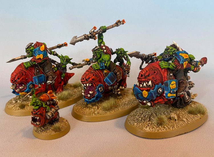 Ork Squighog Boyz. Credit: Magos Sockbert