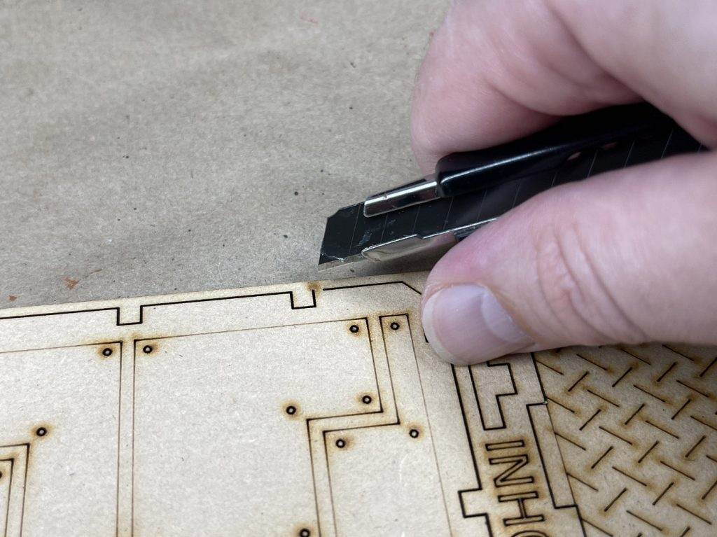 Cutting MDF Terrain