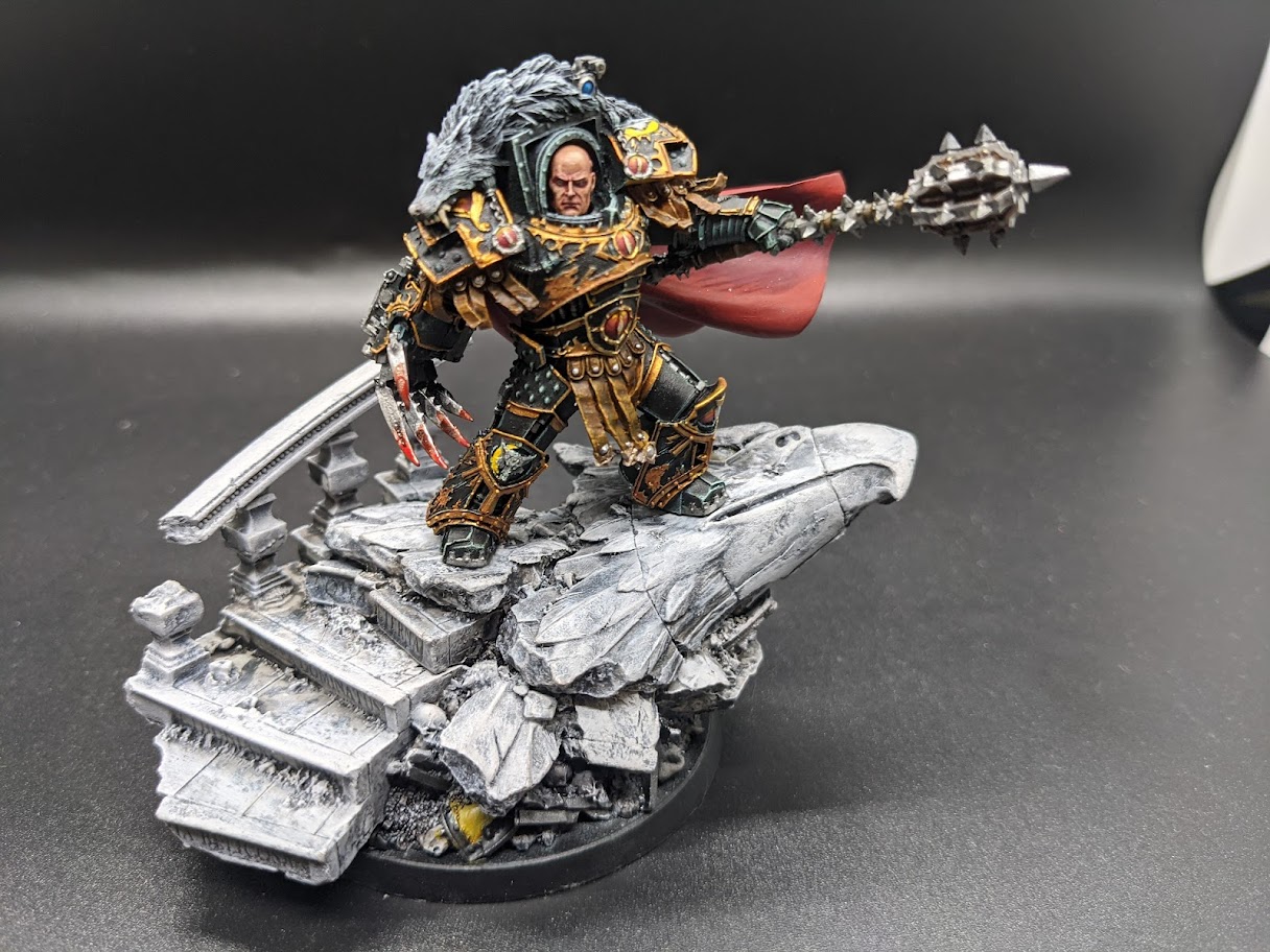 AngelGiraldeZ on X: Horus the Warmaster!! Painted for Games Workshop 😄   / X