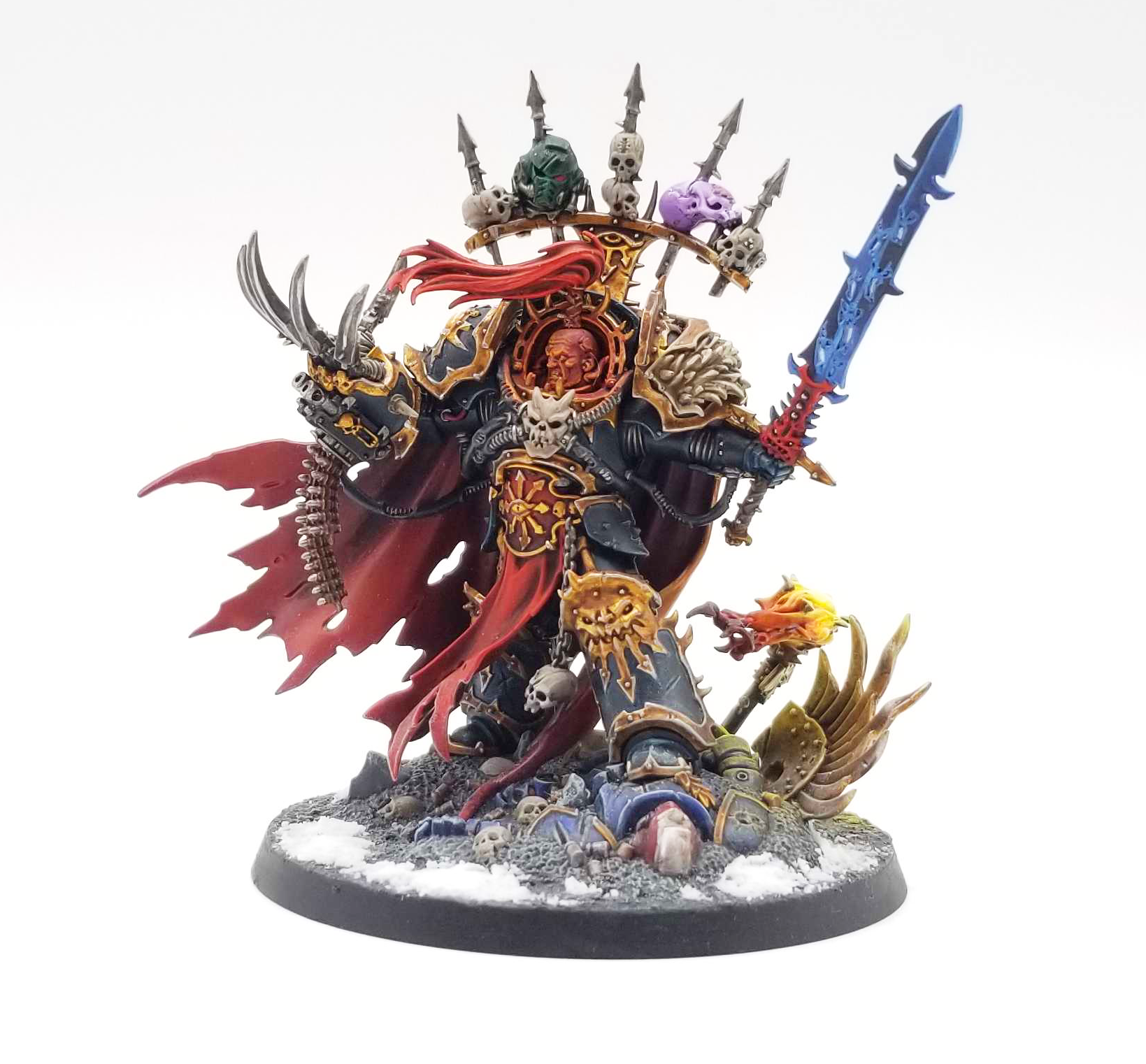 Abaddon the Despoiler Custom Painted Miniature, Orders Taken for Warhammer  40k and Age of Sigmar Miniatures New 