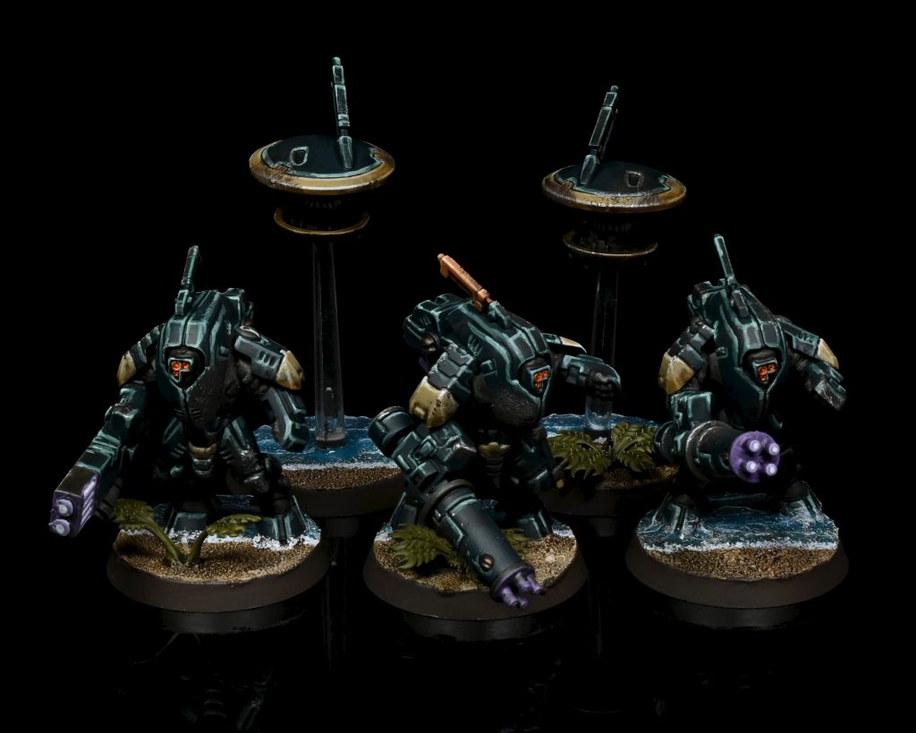 XV25 Stealth Battlesuits. Credit: Rockfish