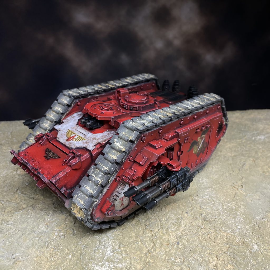 Blood Angels Legion Spartan Assault Tank - Credit: Colin Ward