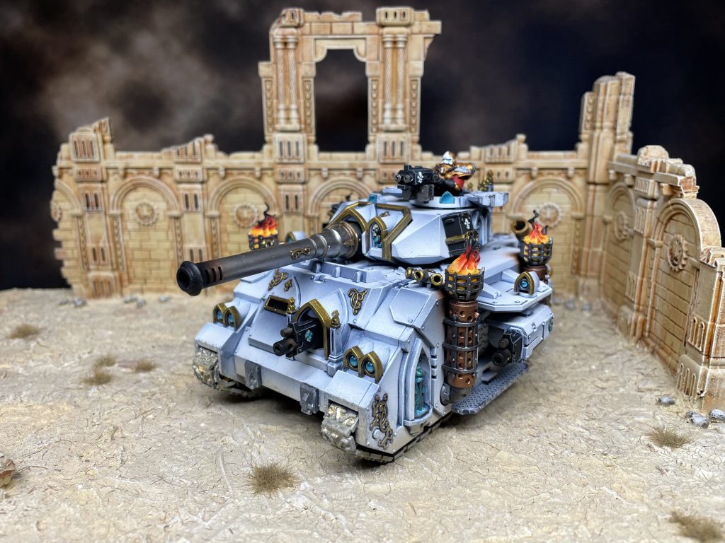 Adepta Sororitas Castigator Battle Tank - Order of the Gilded Cilice - Credit: Colin Ward