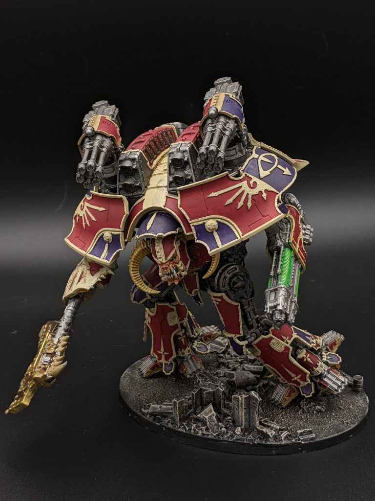 Warhammer 40K Warmaster Titan with Plasma Destructors Painted Height: 6  inches