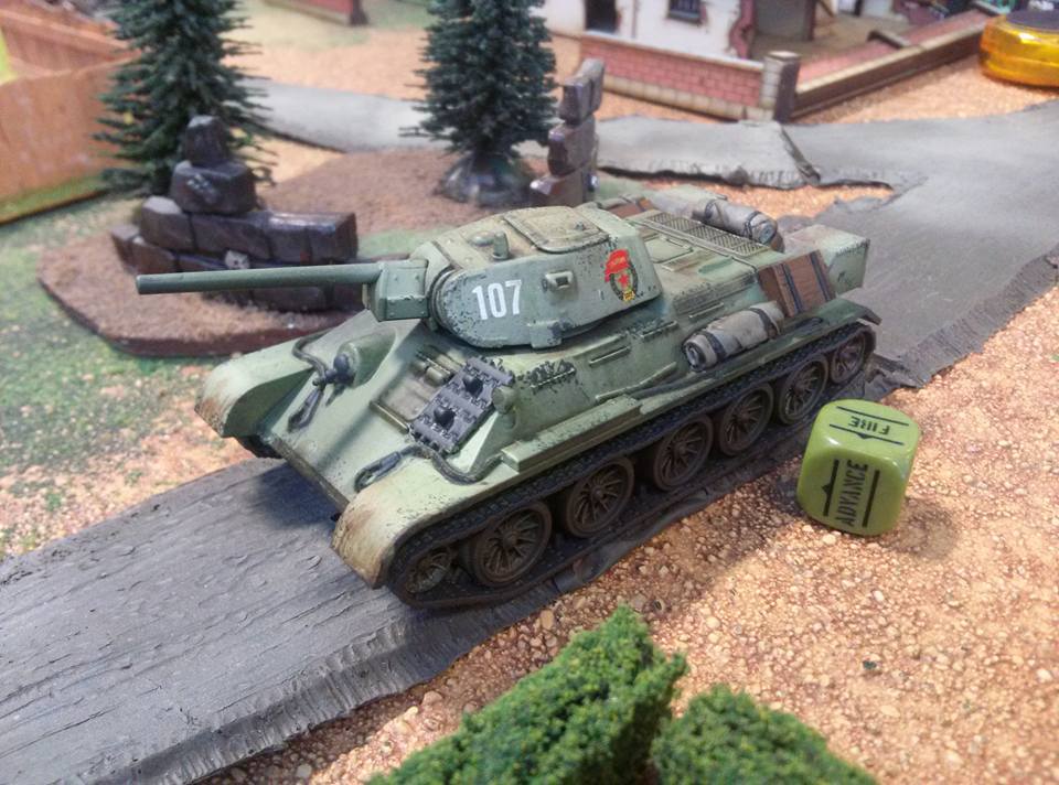 Bolt Action Soviet Tank in Action