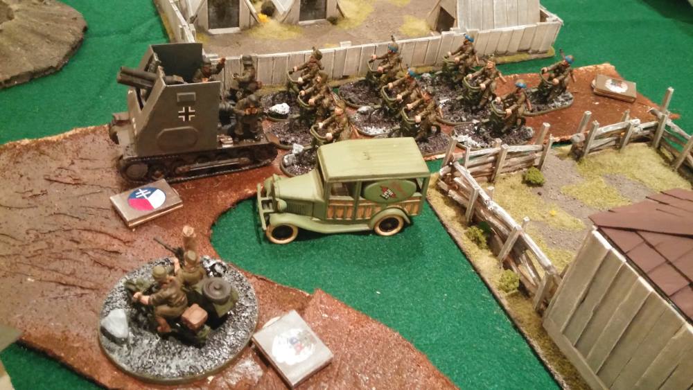Bolt Action Slovak Infantry and Sturmpanzer I Bison