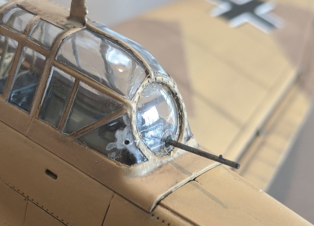 Model Stuka canopy detail