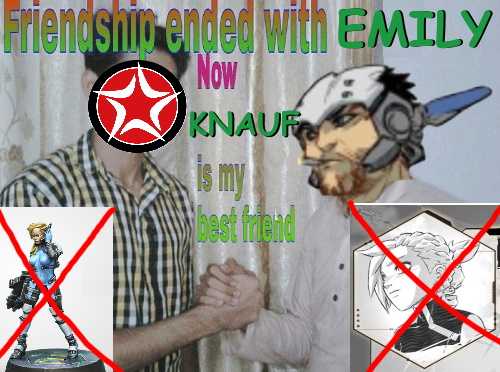 Friendship Ended Meme - Knauf new best friend