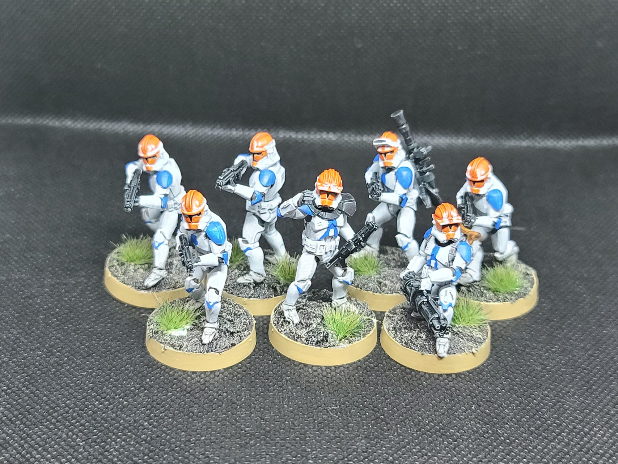 Clones from star wars legion, best white I've painted : r/minipainting