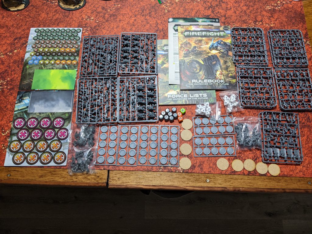 Firefight 2 Player Starter contents