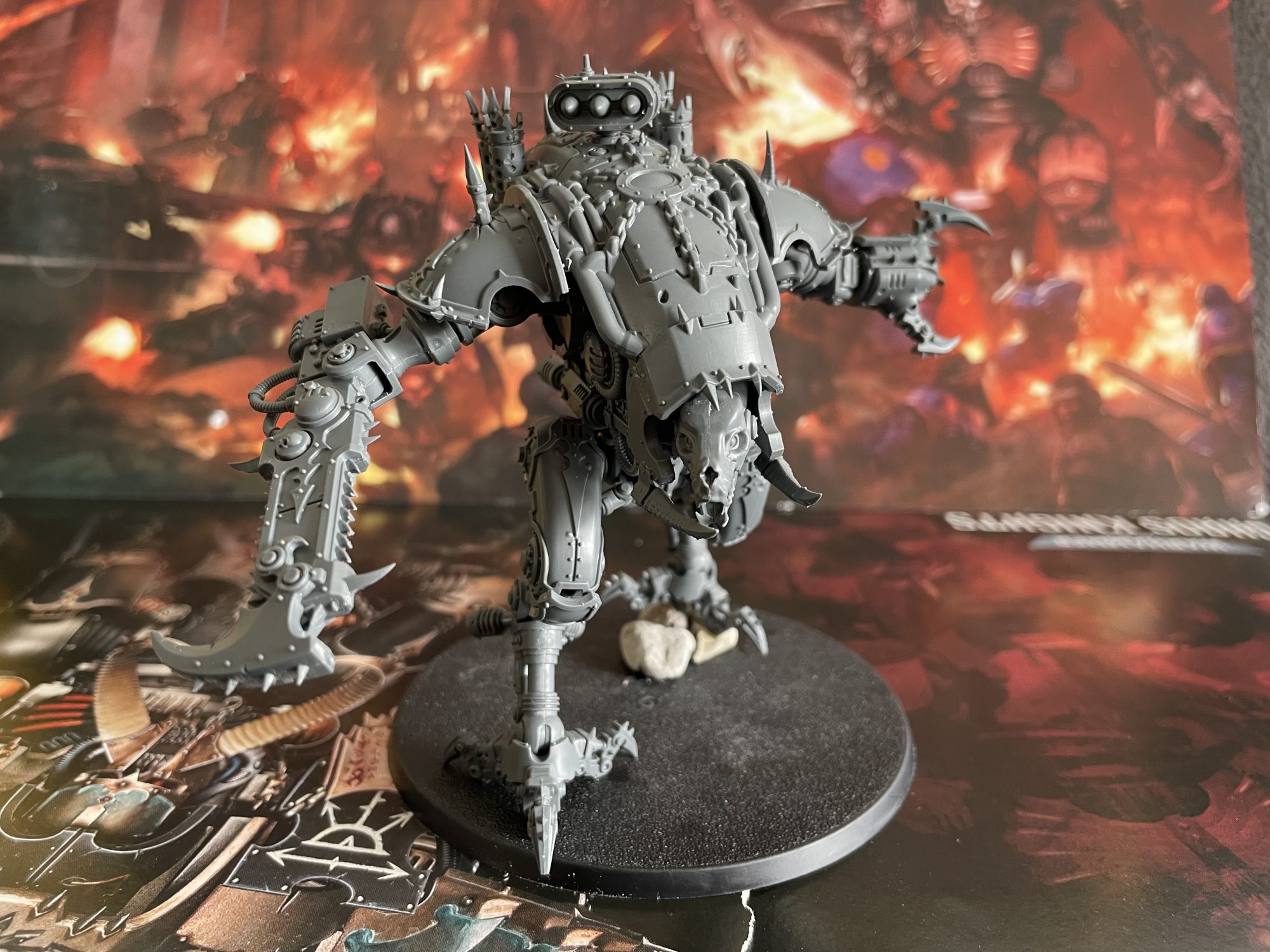 thumbnail image 2 of Warhammer 40K Chaos Knights War Dogs Accessories – Games Workshop Bits, Unassembled, UK 2 of 5