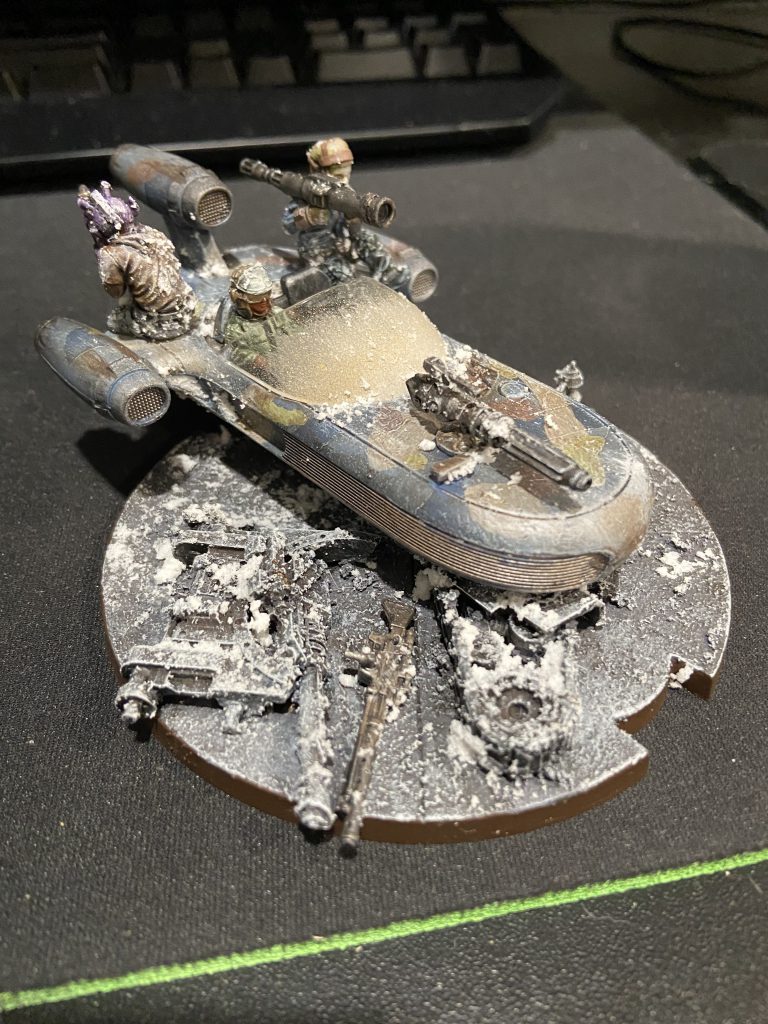 Star Wars Legion X-34 Landspeeder. Credit Jon.Kil