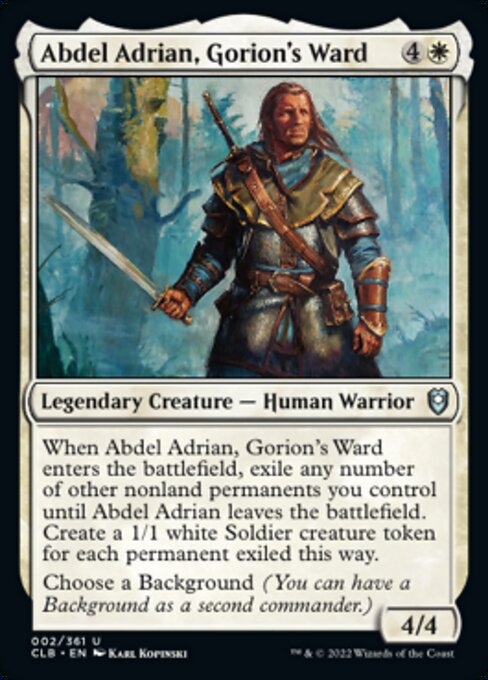 Undermountain Adventurer Commander Legends: Battle for Baldur's