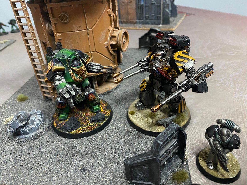 Iron Warriors Salamanders Dreadnought Contemptor 30k Horus Heresy Credit: Magos Sockbert