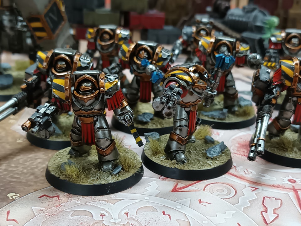 iron Warriors Terminators Dominators Horus Heresy 30k Credit: Magos Sockbert