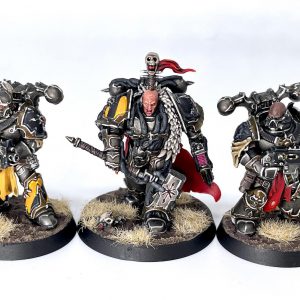 Iron Warriors Chaos Lord and Space Marines. Credit: SRM