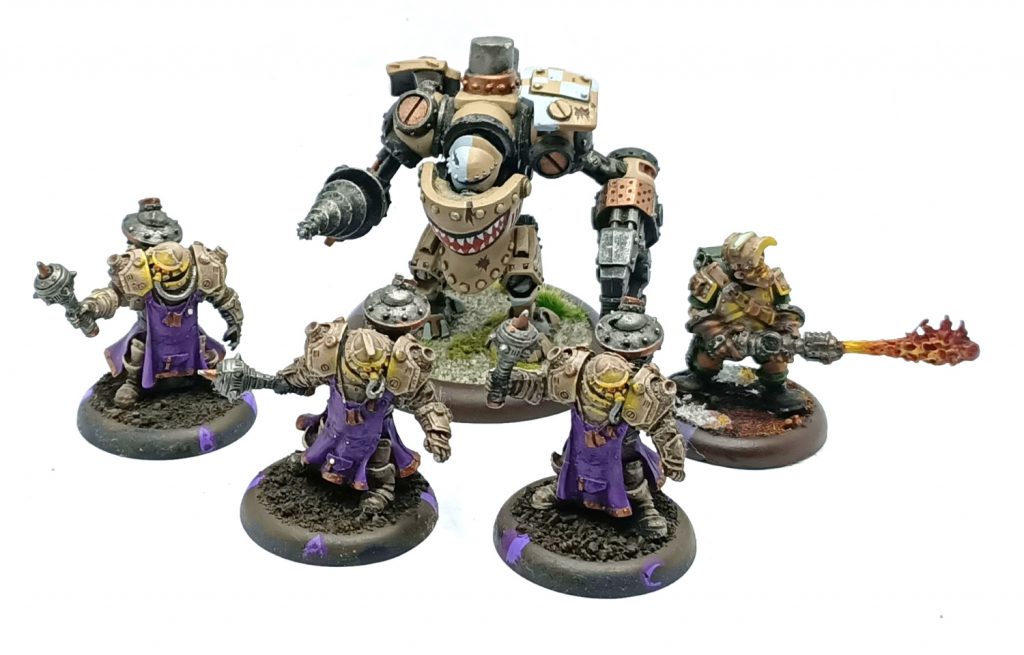 A series of dwarves from warmachine