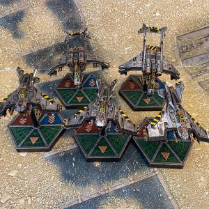 Iron Warriors Astra Militarum Aeronautica Imperialis. Credit: Magos Sockbert