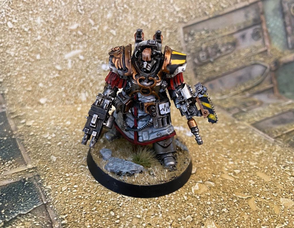 Iron Warriors Centurion Primus Medicae. Credit: Magos Sockbert