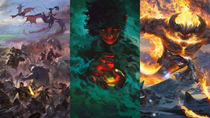 Magic The Gathering's Lord of the Rings Set Features Stunning Art,  Including Nine Different Nazgul Cards