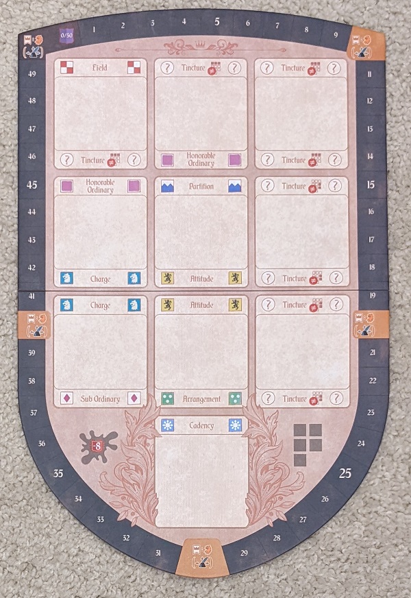 The Blazon game board