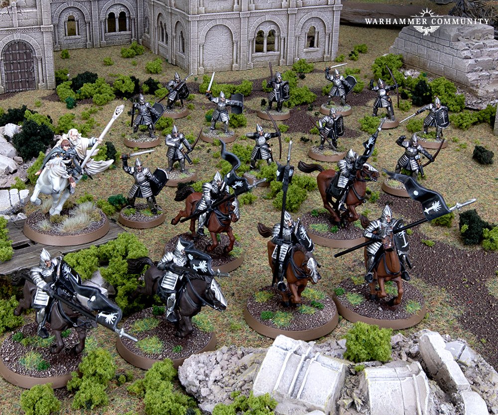 Middle-earth Sbg Senhor Dos Anéis Minas Tirith Battlehost