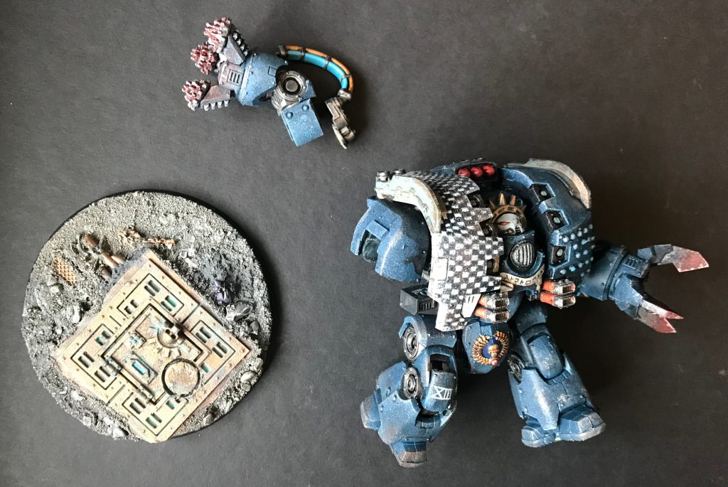 Ultramarine 30k 40k Leviathan Dreadnought With Storm Cannon