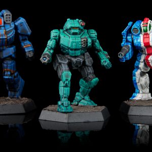 Wolverine, Vindicator, and Griffin from Battletech Beginner Boxes