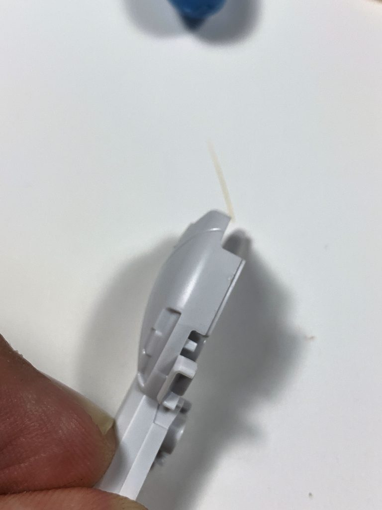 Today a beginner learned why you probably shouldn't use Tamiya Panel Liner  on bare plastic. : r/Gunpla