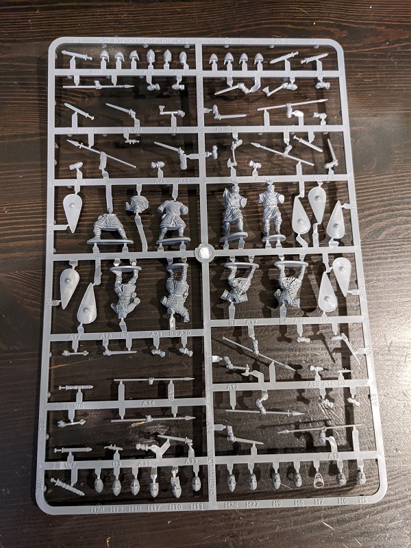 Victrix Norman Infantry Warrior Sprue