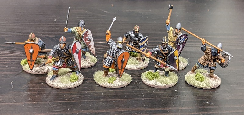 Finished Victrix Norman Warriors