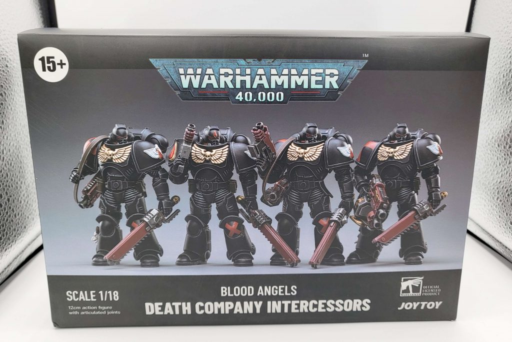 Warhammer 40K Blood Angels Death Company Intercessors Box of 4 1/18 Scale  Figures