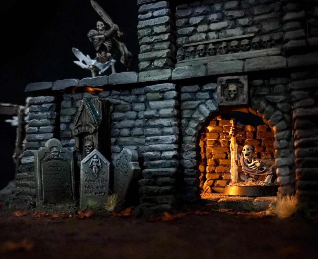 Necropolis : a narrative diorama skirmish game