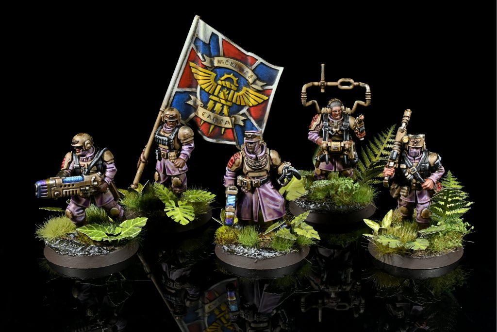 Cadian Command Squad. Credit: Rockfish