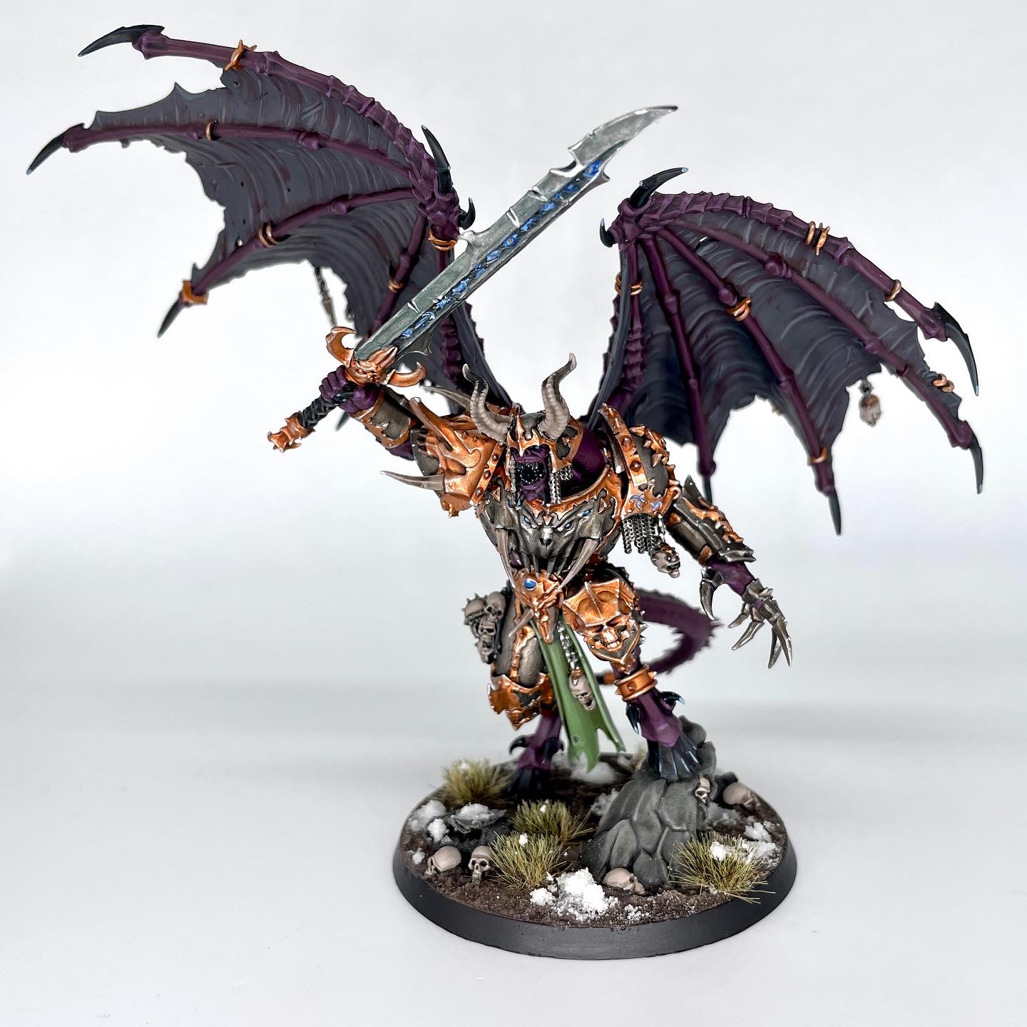 Юниты фокус. Марбас демон принц. Daemon Prince. New Demon Prince. Daemon Prince model.